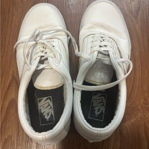Women’s white waterproof vans